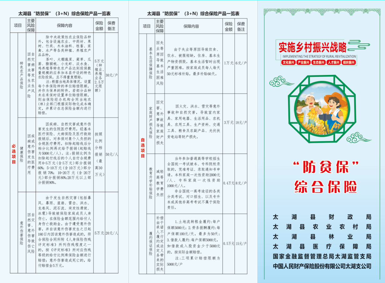 2025年太湖县防贫保2